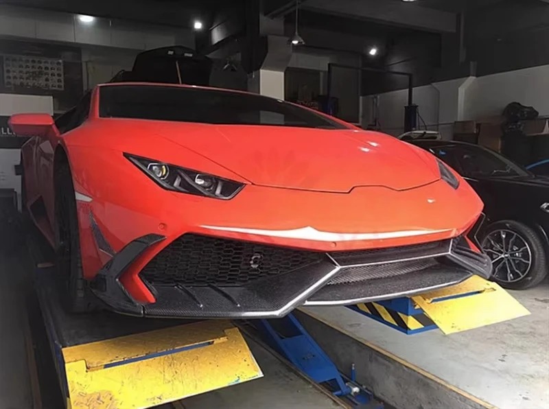M Style Carbon Fiber Body Kit New Condition Front Lip and Separator for Huracan LP610-4